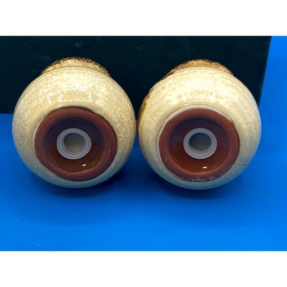 Paseo Road Black Bear Pottery by HiEnd Accent Salt and Pepper shakers stoneware - Picture 2 of 3